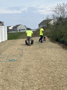 Erosion Control Fabric Installation